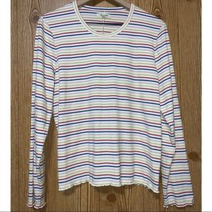 Madewell Striped Long Sleeve Top
